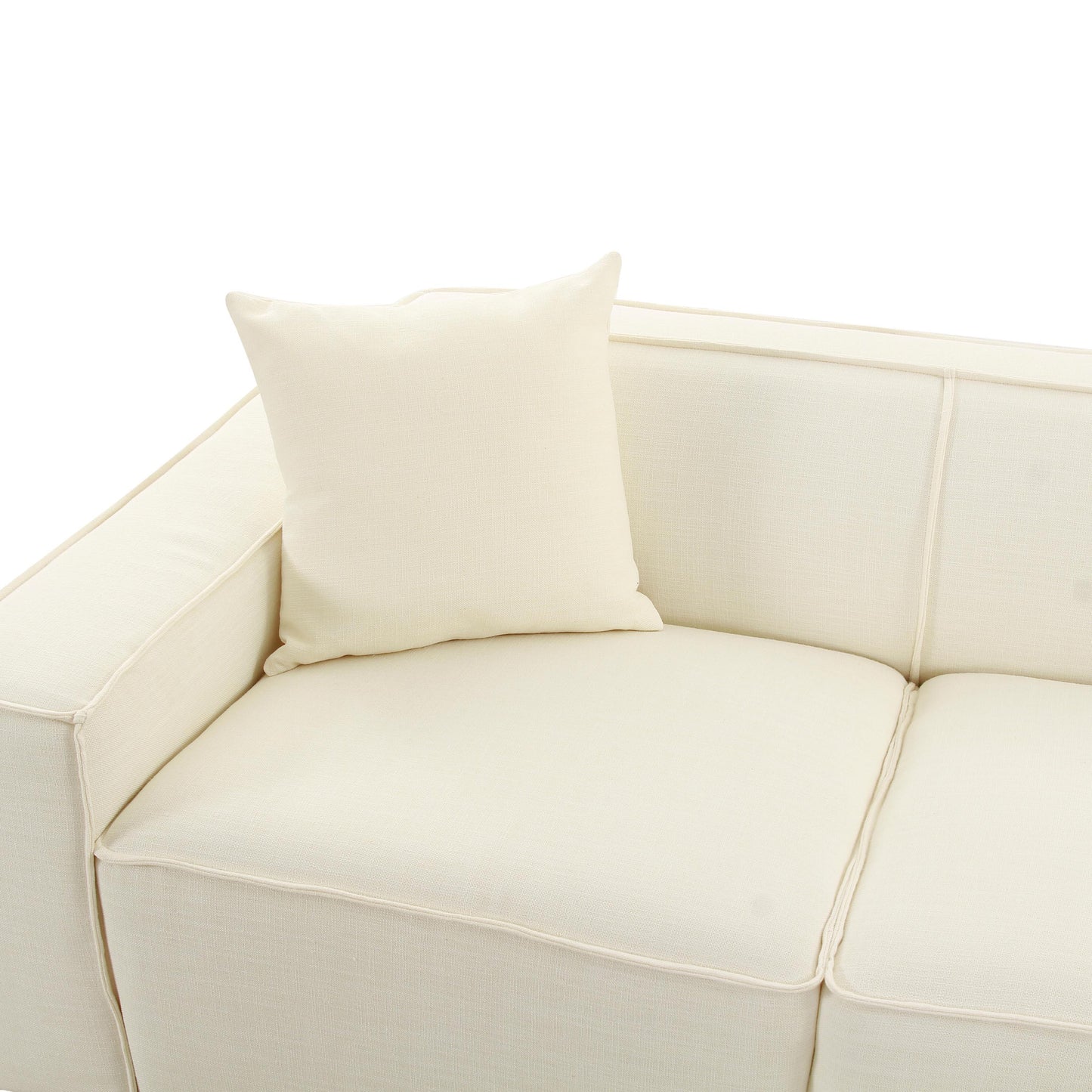 zoe cream linen sectional - raf