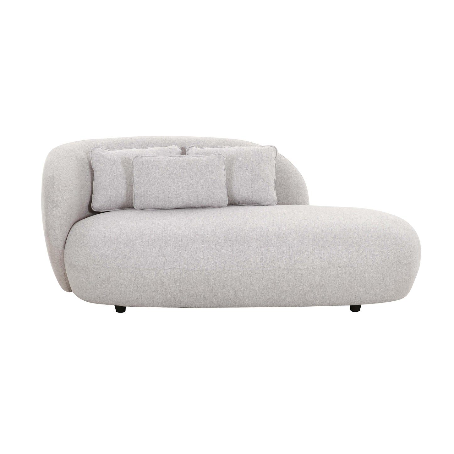 quinn grey velvet chaise