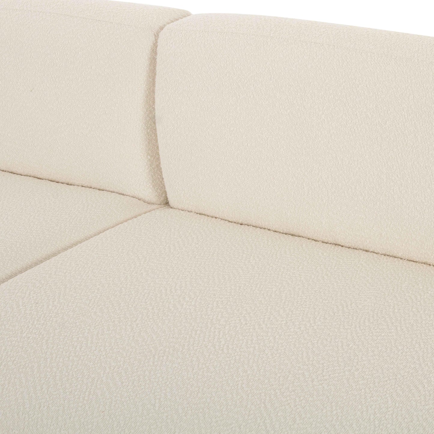 terrazzo cream boucle sofa