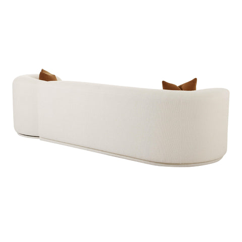 Delphine Garda Cream Performance Boucle 2-Piece Modular Sofa - image 8