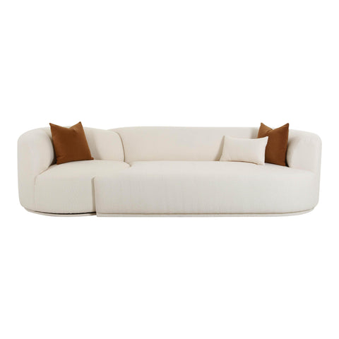 Delphine Garda Cream Performance Boucle 2-Piece Modular Sofa - image 3