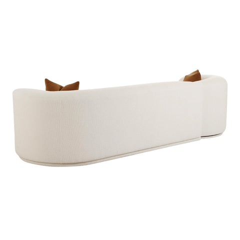 Delphine Garda Cream Performance Boucle 2-Piece Modular Sofa - image 5