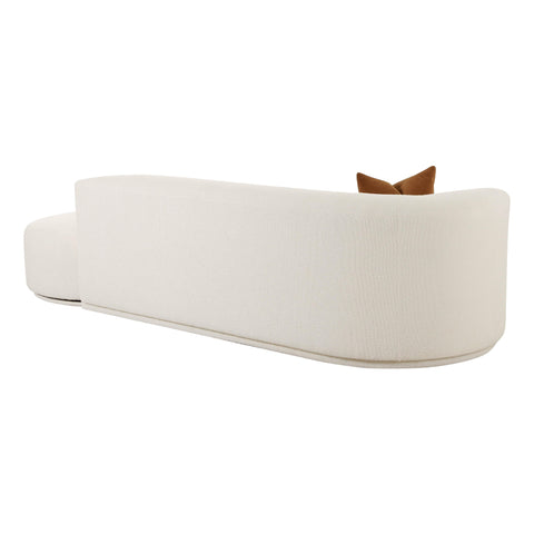 Delphine Garda 112" 2-Piece Cream Performance Boucle Chaise Modular Sofa - image 6