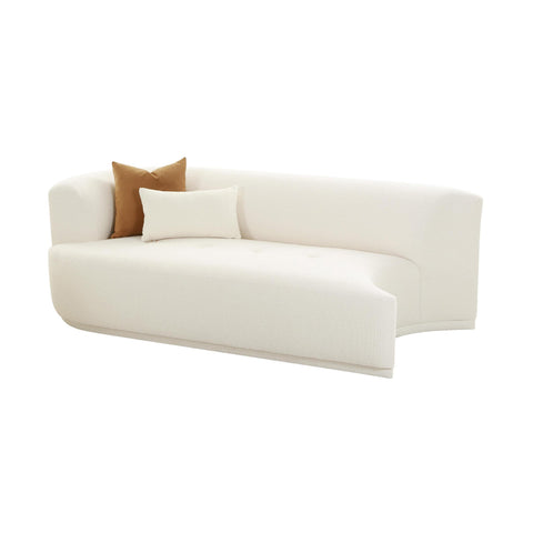 Delphine Garda 82.5" Cream Performance Boucle Modular Loveseat - image 4