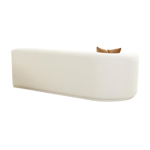 Delphine Garda 82.5" Cream Performance Boucle Modular Loveseat - image 5