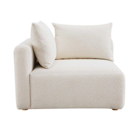 Julianna Cream Boucle Modular Corner Chair