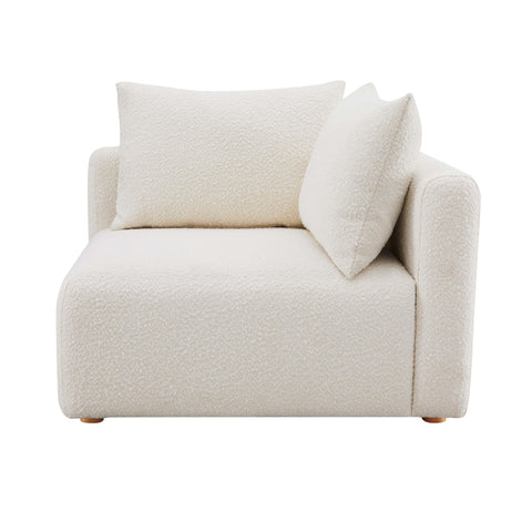 Julianna Cream Boucle Modular Corner Chair