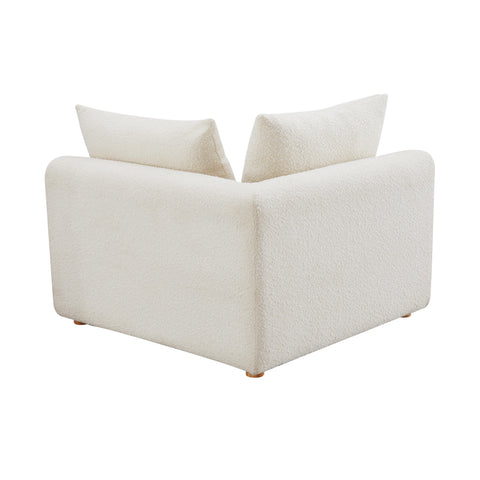Julianna Cream Boucle Modular Corner Chair
