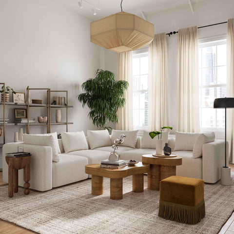 Julianna Cream Boucle Loveseat