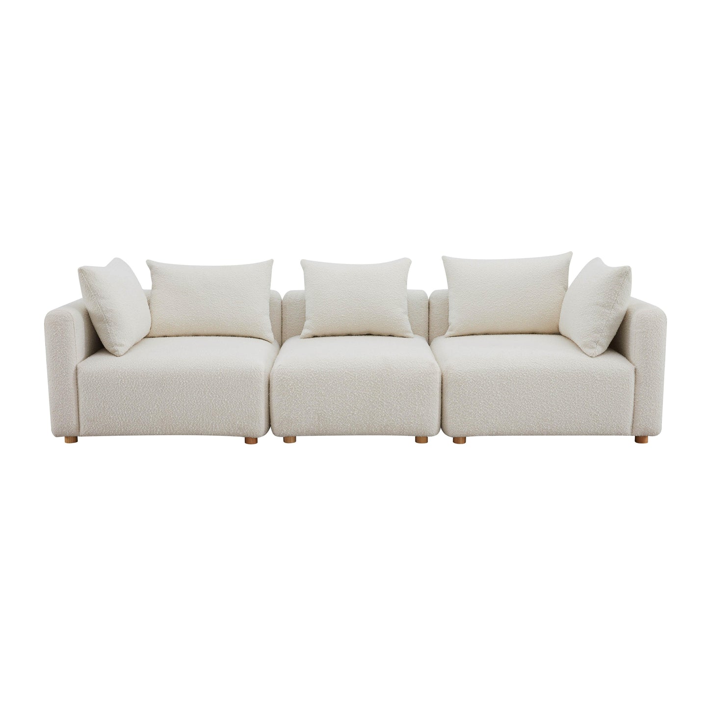 julianna cream boucle sofa