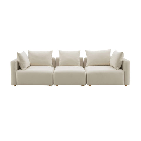 Julianna Cream Linen Sofa