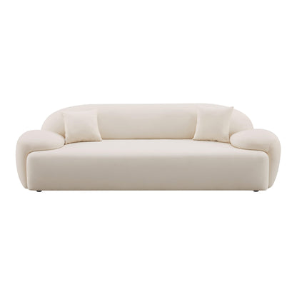 Jimena Cream Velvet Sofa