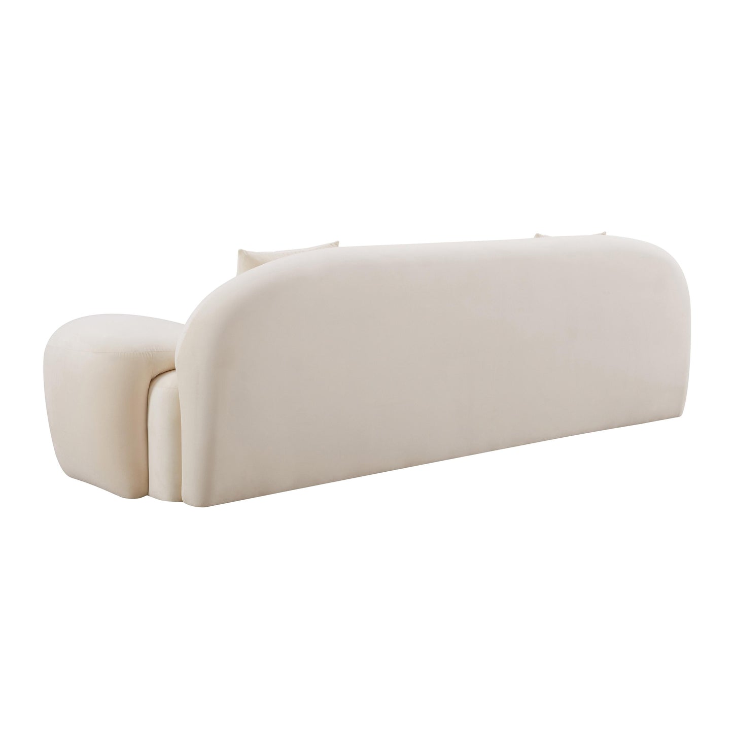 jimena cream velvet sofa