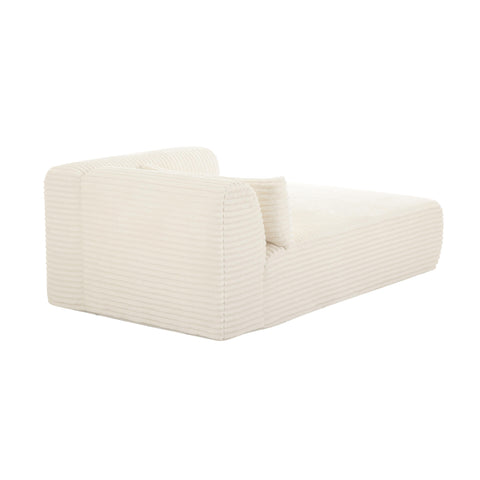 Brandy Fluffy Oversized Cream Corduroy Modular RAF Chaise