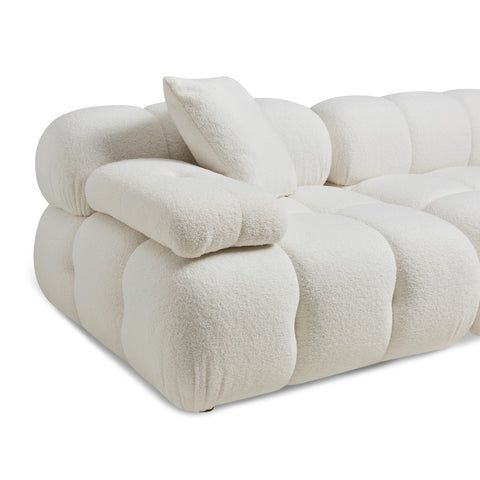 Earl Cream Vegan Shearling Modular Sofa