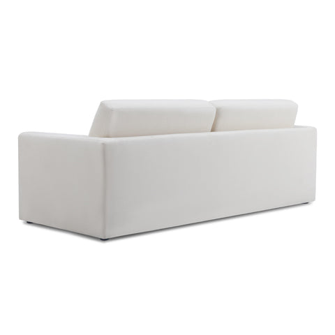 Florence Siena Ryan 91" Cream Upcycled Performance Linen Sleeper Sofa - image 3