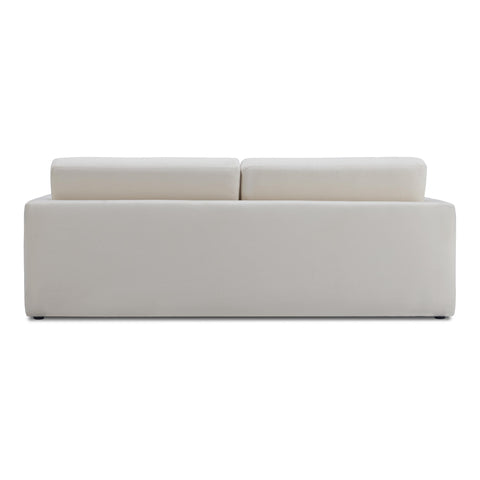 Florence Siena Ryan 91" Cream Upcycled Performance Linen Sleeper Sofa - image 4