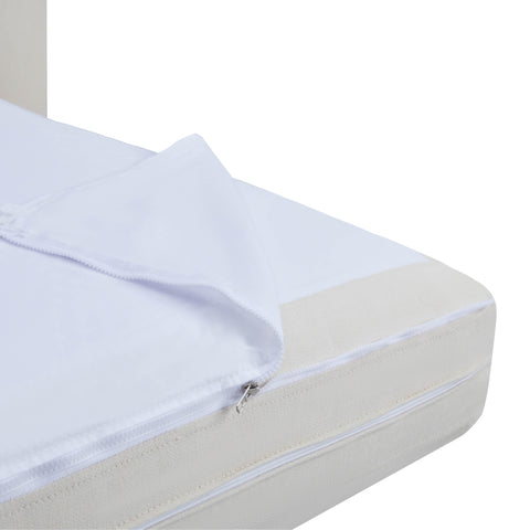 Florence Siena Ryan 91" Cream Upcycled Performance Linen Sleeper Sofa - image 8