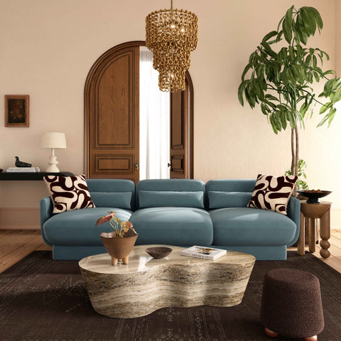 Delphine Beaumont 90.5" Performance Velvet Sofa - image 2