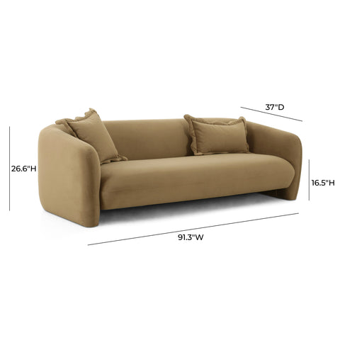 Beatrice Montrose 91" Performance Velvet Sofa - image 7