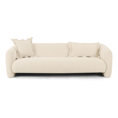 Beatrice Montrose 91" Sandstone Textured Performance Fabric Sofa - image 3