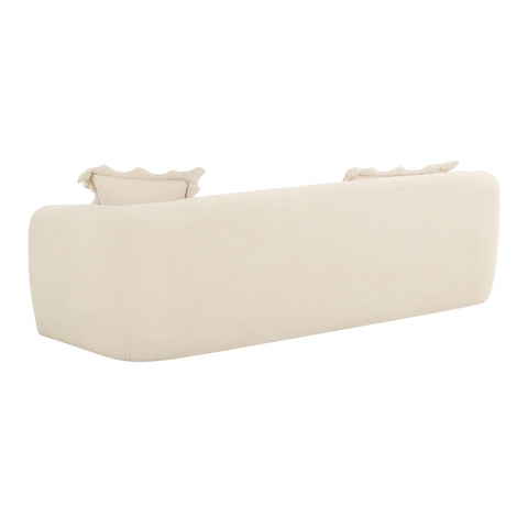 Beatrice Montrose 91" Sandstone Textured Performance Fabric Sofa - image 4