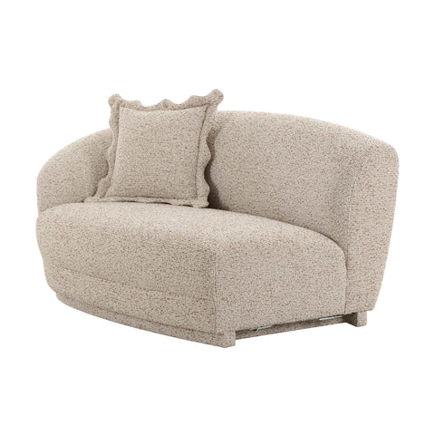 Delphine Navarre 60" Two-Tone Textured Performance Boucle Loveseat - image 1