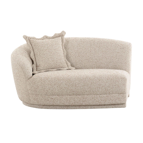 Delphine Navarre 60" Two-Tone Textured Performance Boucle Loveseat - image 3