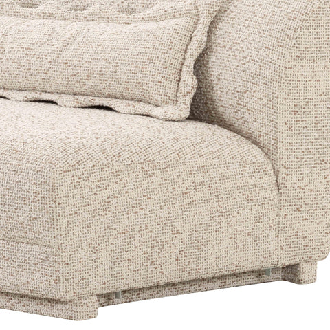 Delphine Navarre 63" Two-Tone Textured Performance Boucle Armless Loveseat - image 5