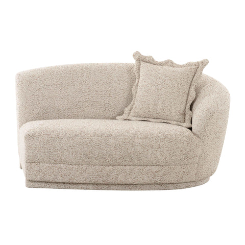 Delphine Navarre 60" Two-Tone Textured Performance Boucle Loveseat - image 3