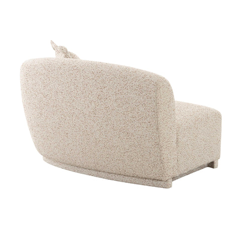 Delphine Navarre 60" Two-Tone Textured Performance Boucle Loveseat - image 4