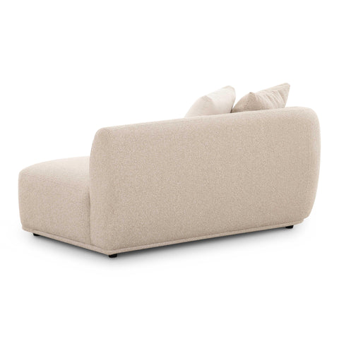 Camille Valois 59" Cream Performance Boucle Arm Loveseat - image 3