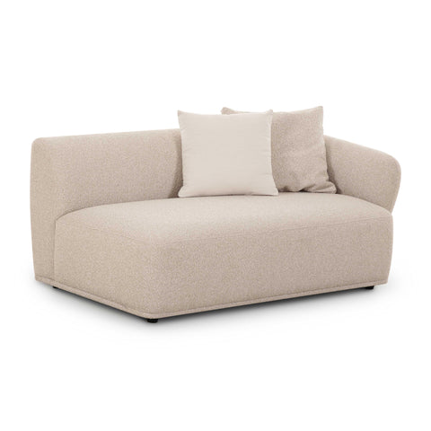 Camille Valois 59" Cream Performance Boucle Arm Loveseat - image 2