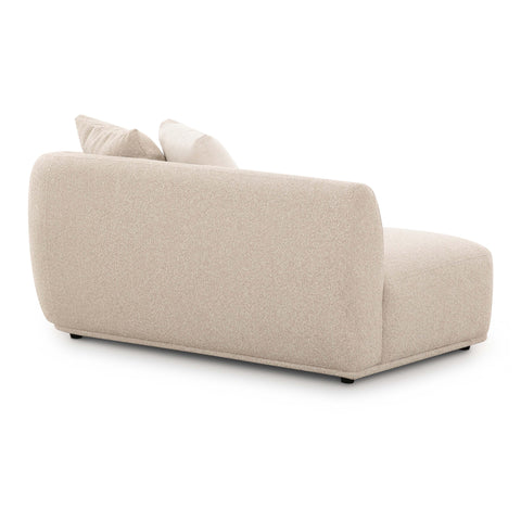 Camille Valois 59" Cream Performance Boucle Arm Loveseat - image 3