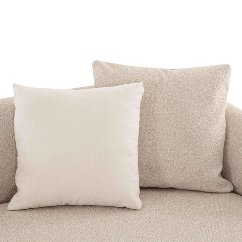 Camille Valois 59" Cream Performance Boucle Arm Loveseat - image 4