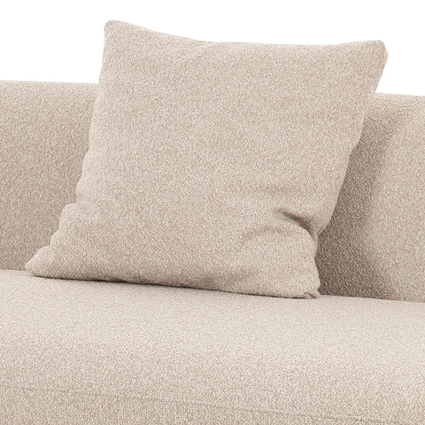 Camille Valois 54" Cream Performance Boucle Armless Loveseat - image 4