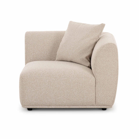 Camille Valois Cream Performance Boucle Corner Chair - image 2