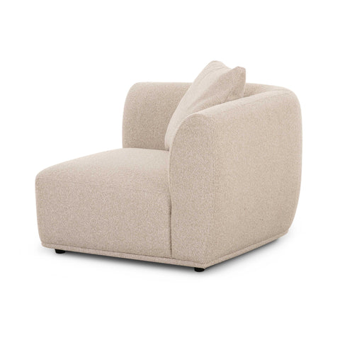 Camille Valois Cream Performance Boucle Corner Chair - image 3