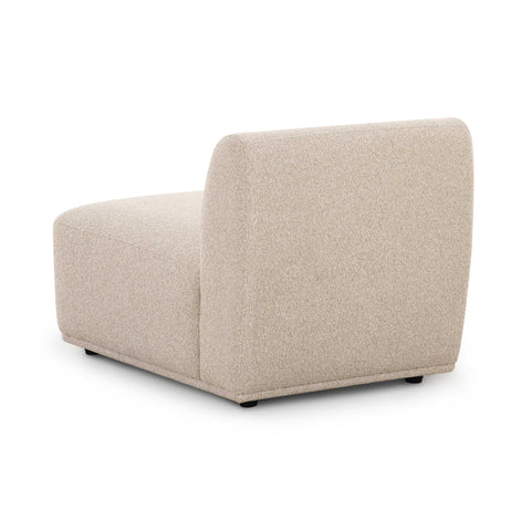 Camille Valois Cream Performance Boucle Armless Chair - image 3