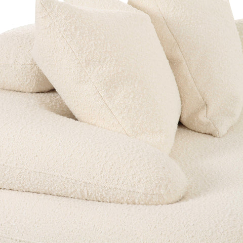 Genevieve Montrose 3-Piece Cream Performance Boucle Modular Curved L-Sectional - image 5