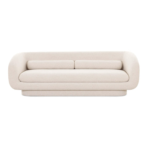 Celeste StClair 96" Cream Performance Boucle Sofa - image 3