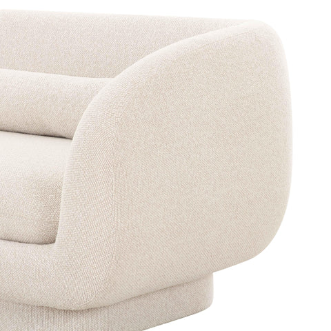 Celeste StClair 96" Cream Performance Boucle Sofa - image 5
