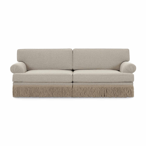  92" Warm Grey Performance Boucle Sofa - image 3