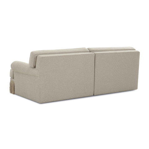  92" Warm Grey Performance Boucle Sofa - image 5