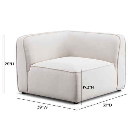 Sabine Verona Performance Corduroy Velvet Corner Chair - image 4