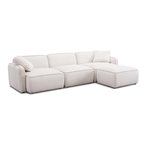 Sabine Verona 4-Piece Performance Corduroy Velvet Modular Sectional - image 1