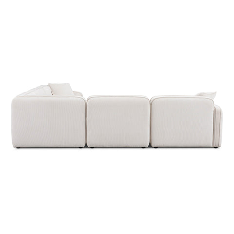 Sabine Verona 5-Piece Performance Corduroy Velvet Modular L-Sectional - image 4