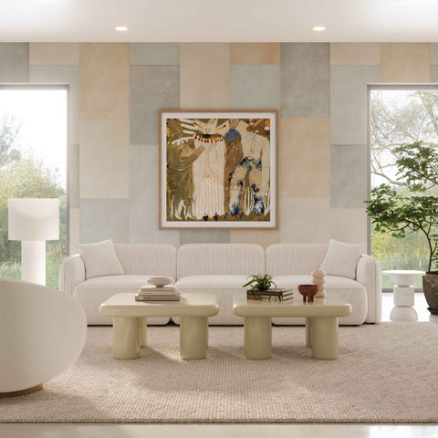 Sabine Verona 112" Performance Corduroy Velvet Modular Sofa - image 2