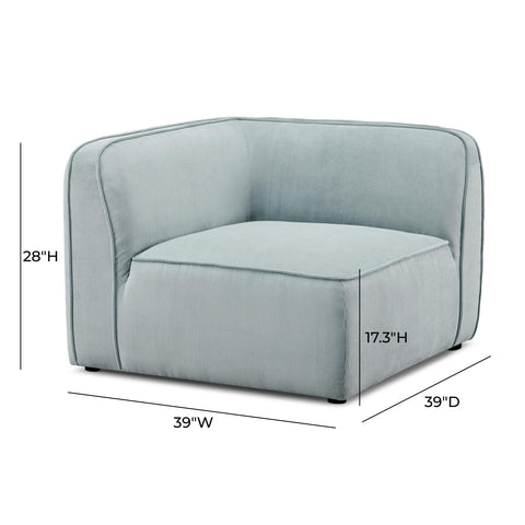 Sabine Verona Performance Corduroy Velvet Corner Chair - image 5