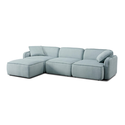 Sabine Verona 4-Piece Performance Corduroy Velvet Modular Sectional - image 3